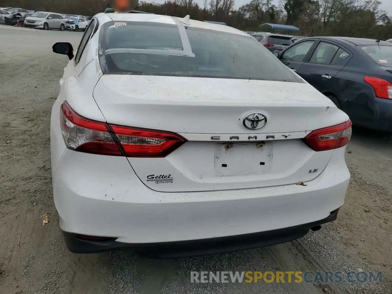 6 fotografías del automóvil dañado 4T1B11HK1KU780776 TOYOTA CAMRY 2019