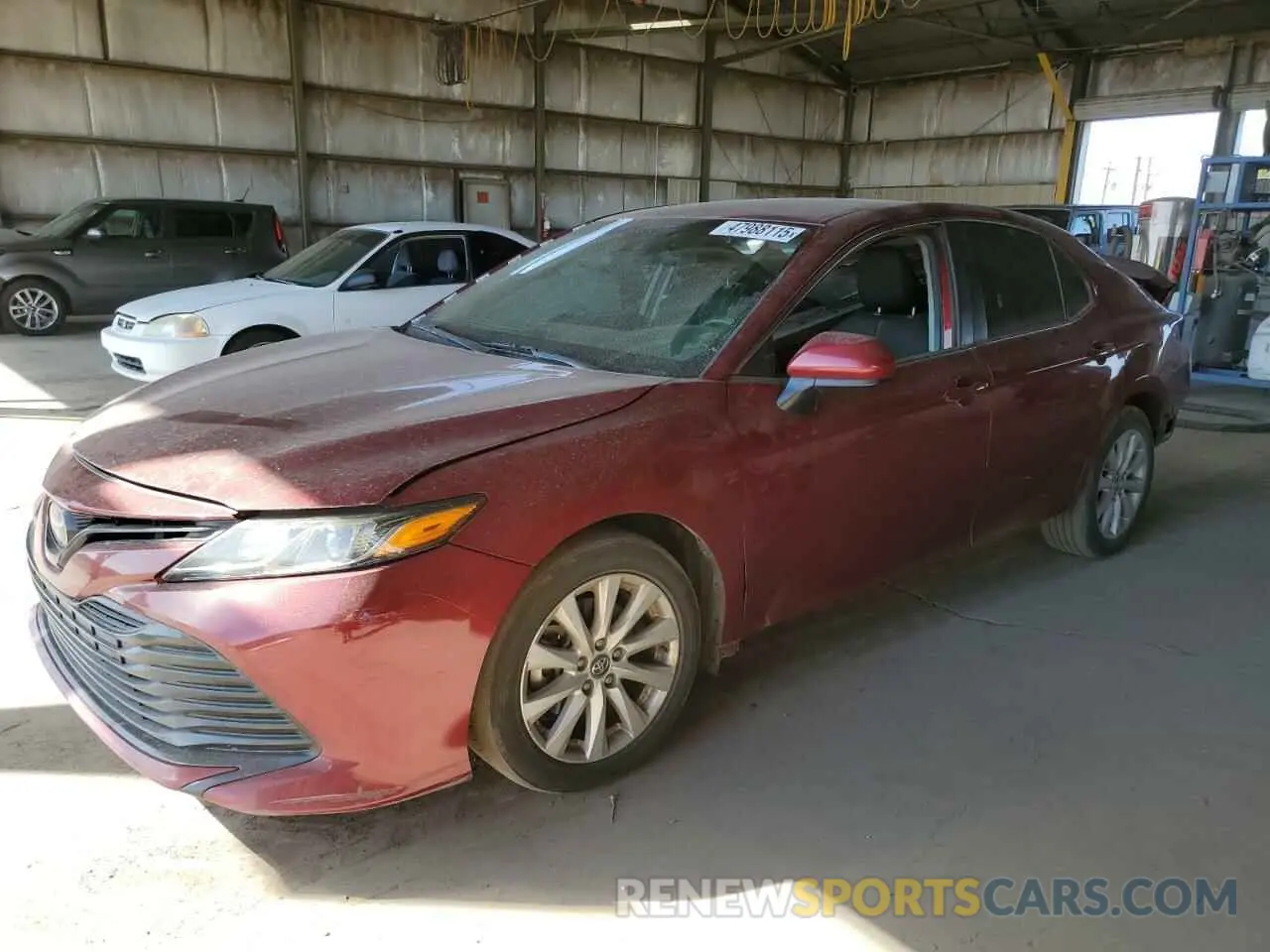 1 fotografías del automóvil dañado 4T1B11HK1KU785878 TOYOTA CAMRY 2019