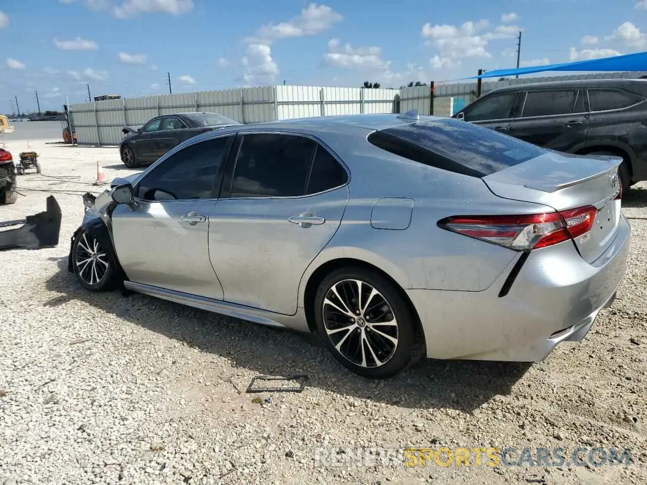 2 fotografías del automóvil dañado 4T1B11HK1KU809368 TOYOTA CAMRY 2019