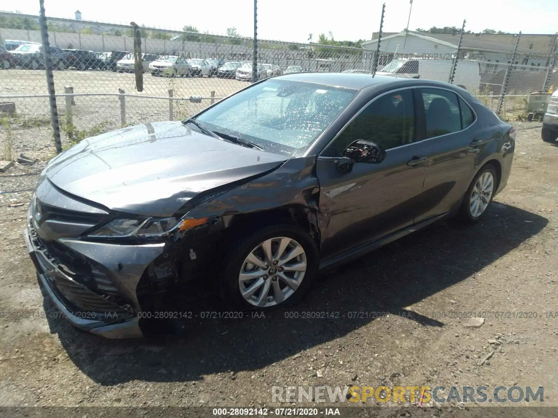2 fotografías del automóvil dañado 4T1B11HK1KU812531 TOYOTA CAMRY 2019