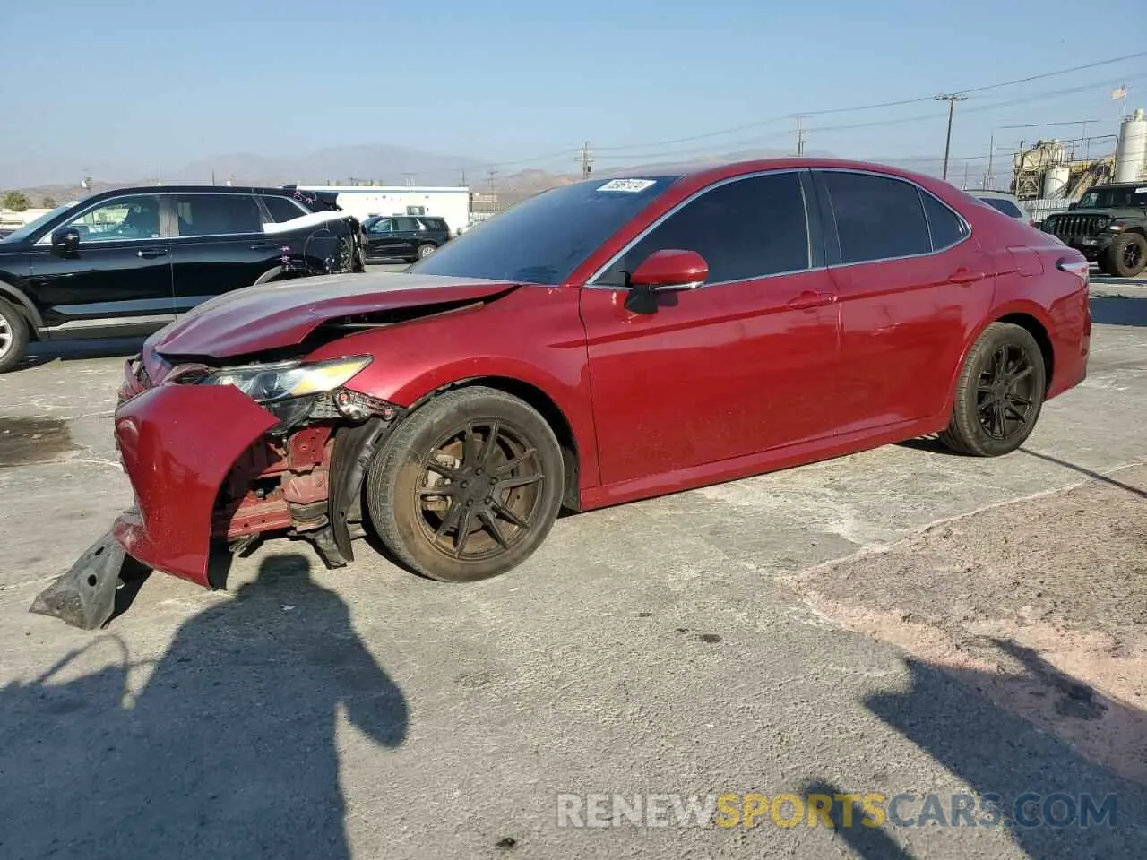 1 fotografías del automóvil dañado 4T1B11HK1KU818975 TOYOTA CAMRY 2019