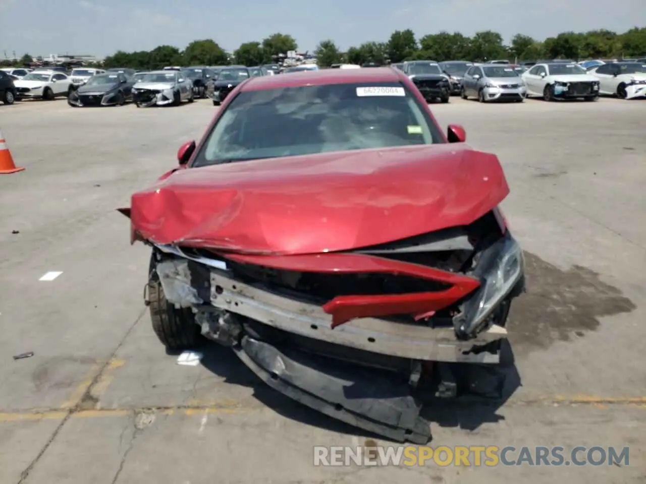 5 fotografías del automóvil dañado 4T1B11HK2KU160891 TOYOTA CAMRY 2019