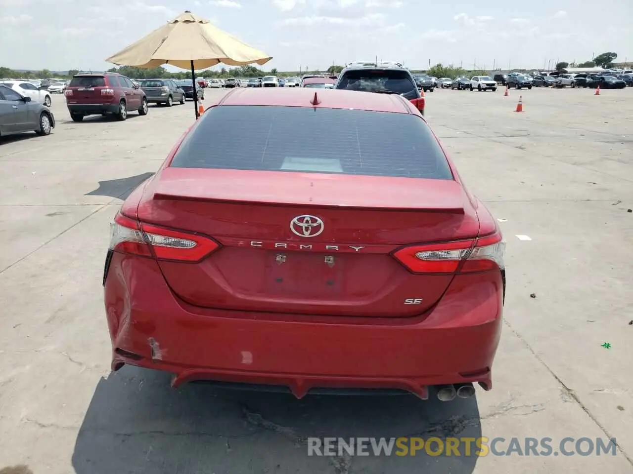 6 fotografías del automóvil dañado 4T1B11HK2KU160891 TOYOTA CAMRY 2019