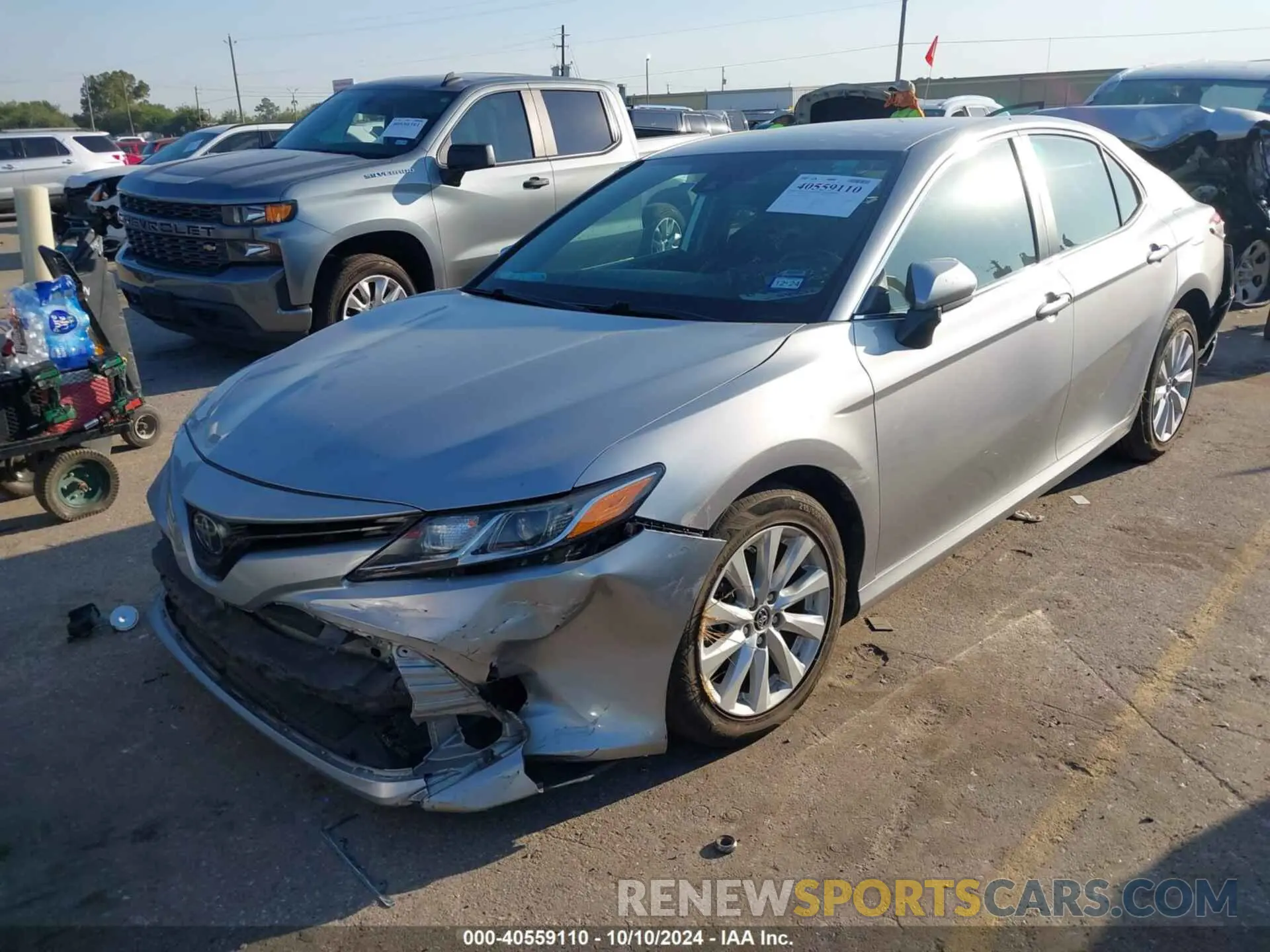 2 fotografías del automóvil dañado 4T1B11HK2KU165105 TOYOTA CAMRY 2019