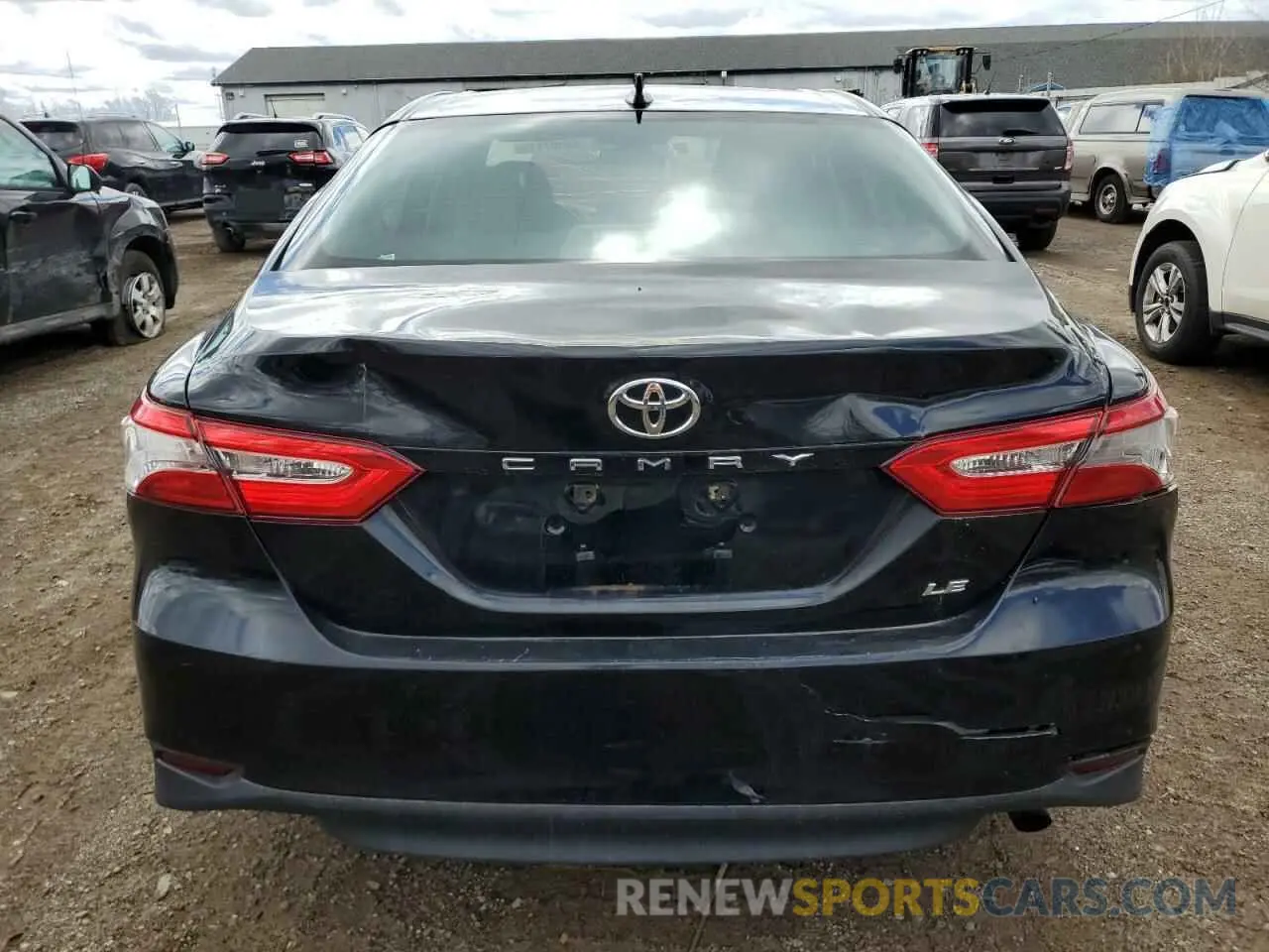 6 fotografías del automóvil dañado 4T1B11HK2KU171616 TOYOTA CAMRY 2019