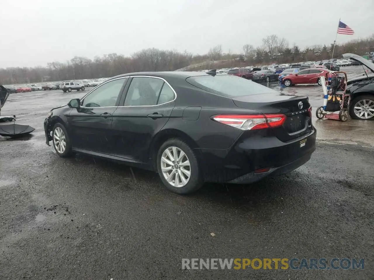 2 fotografías del automóvil dañado 4T1B11HK2KU222936 TOYOTA CAMRY 2019
