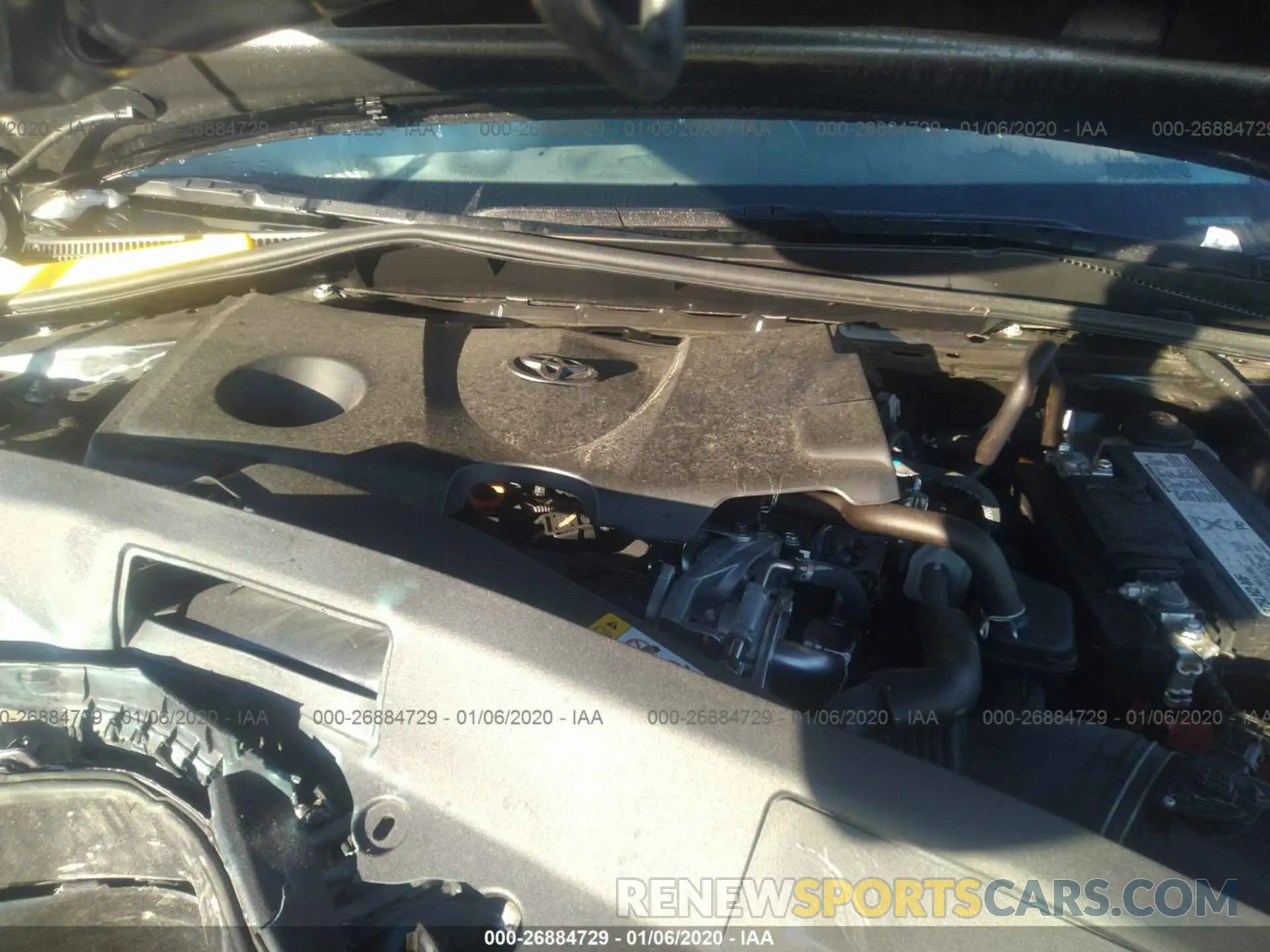 10 fotografías del automóvil dañado 4T1B11HK2KU224654 TOYOTA CAMRY 2019