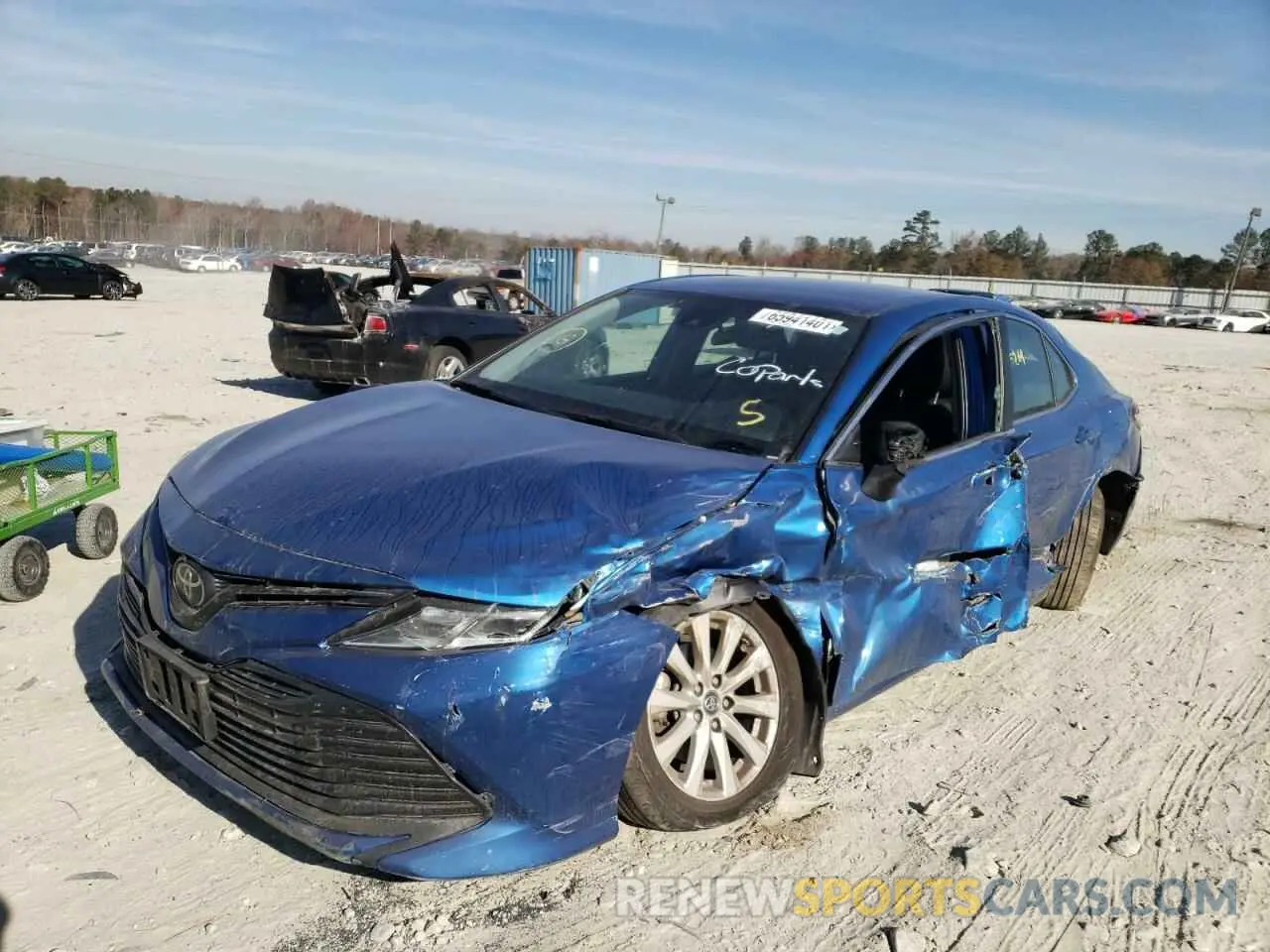 2 fotografías del automóvil dañado 4T1B11HK2KU237288 TOYOTA CAMRY 2019