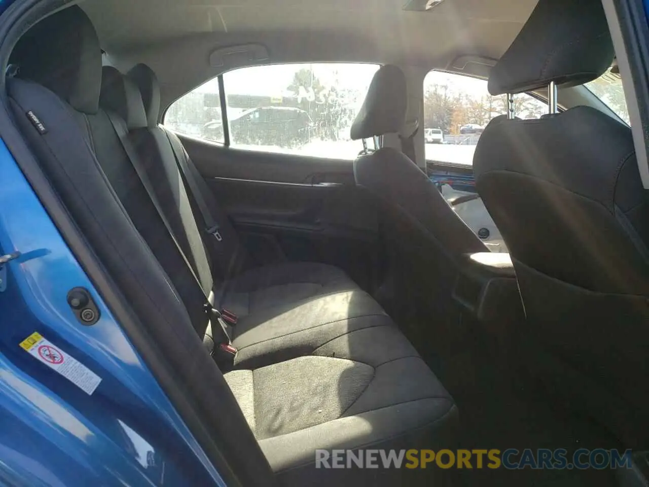 6 fotografías del automóvil dañado 4T1B11HK2KU237288 TOYOTA CAMRY 2019