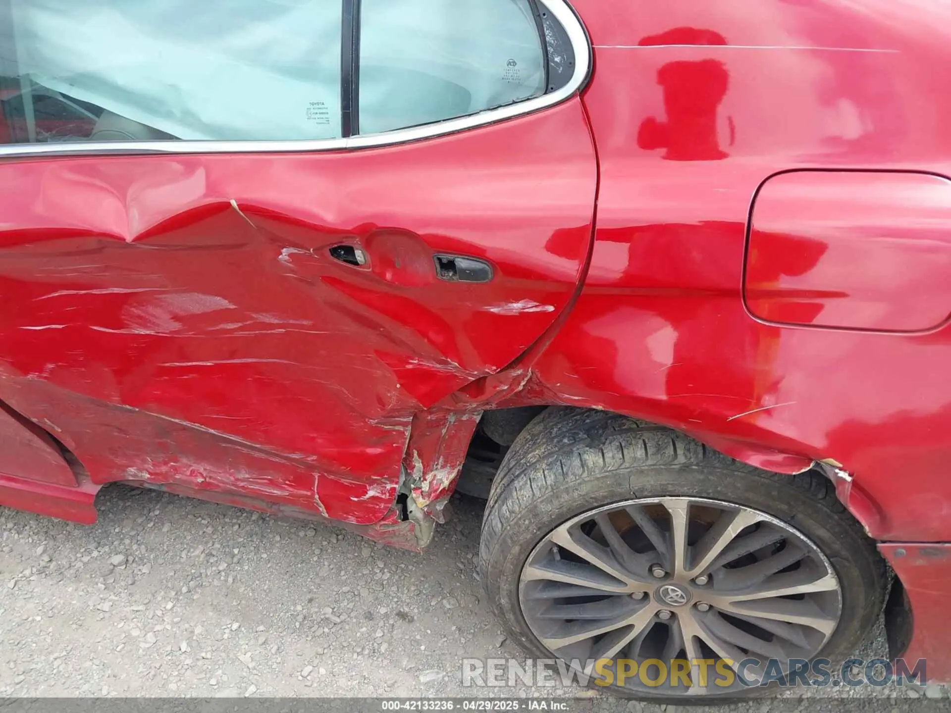 6 fotografías del automóvil dañado 4T1B11HK2KU258111 TOYOTA CAMRY 2019