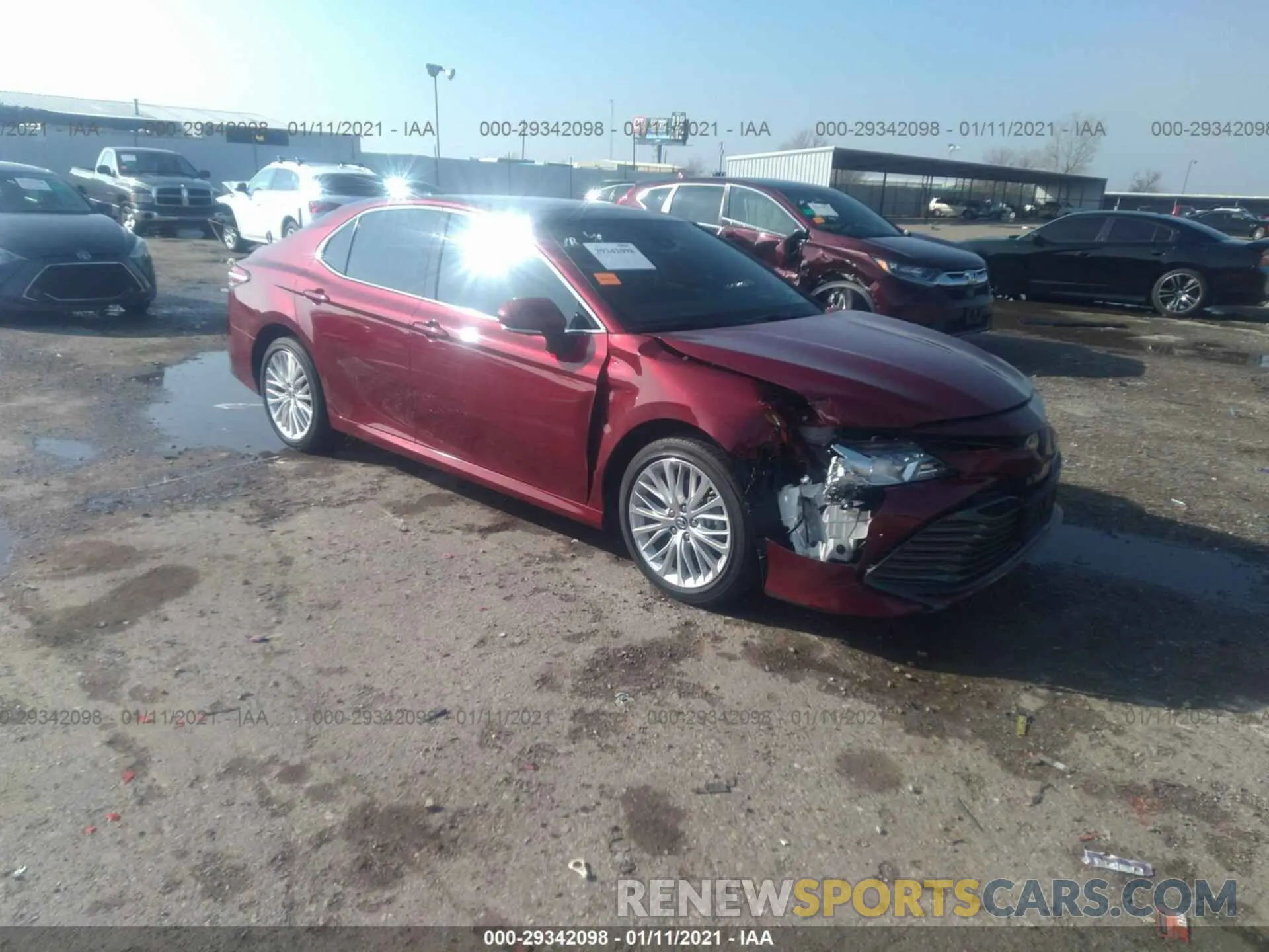 1 fotografías del automóvil dañado 4T1B11HK2KU701616 TOYOTA CAMRY 2019