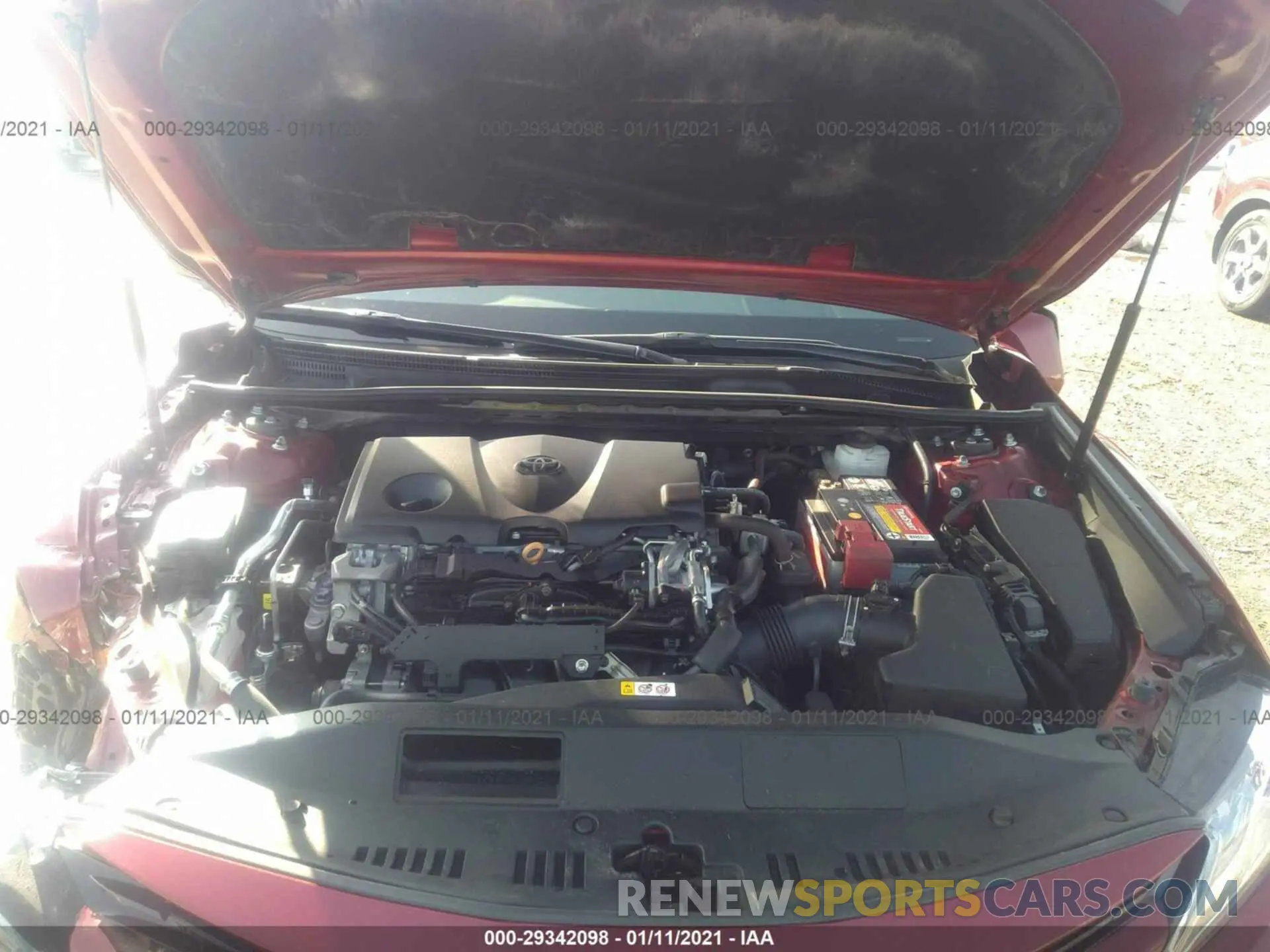 10 fotografías del automóvil dañado 4T1B11HK2KU701616 TOYOTA CAMRY 2019