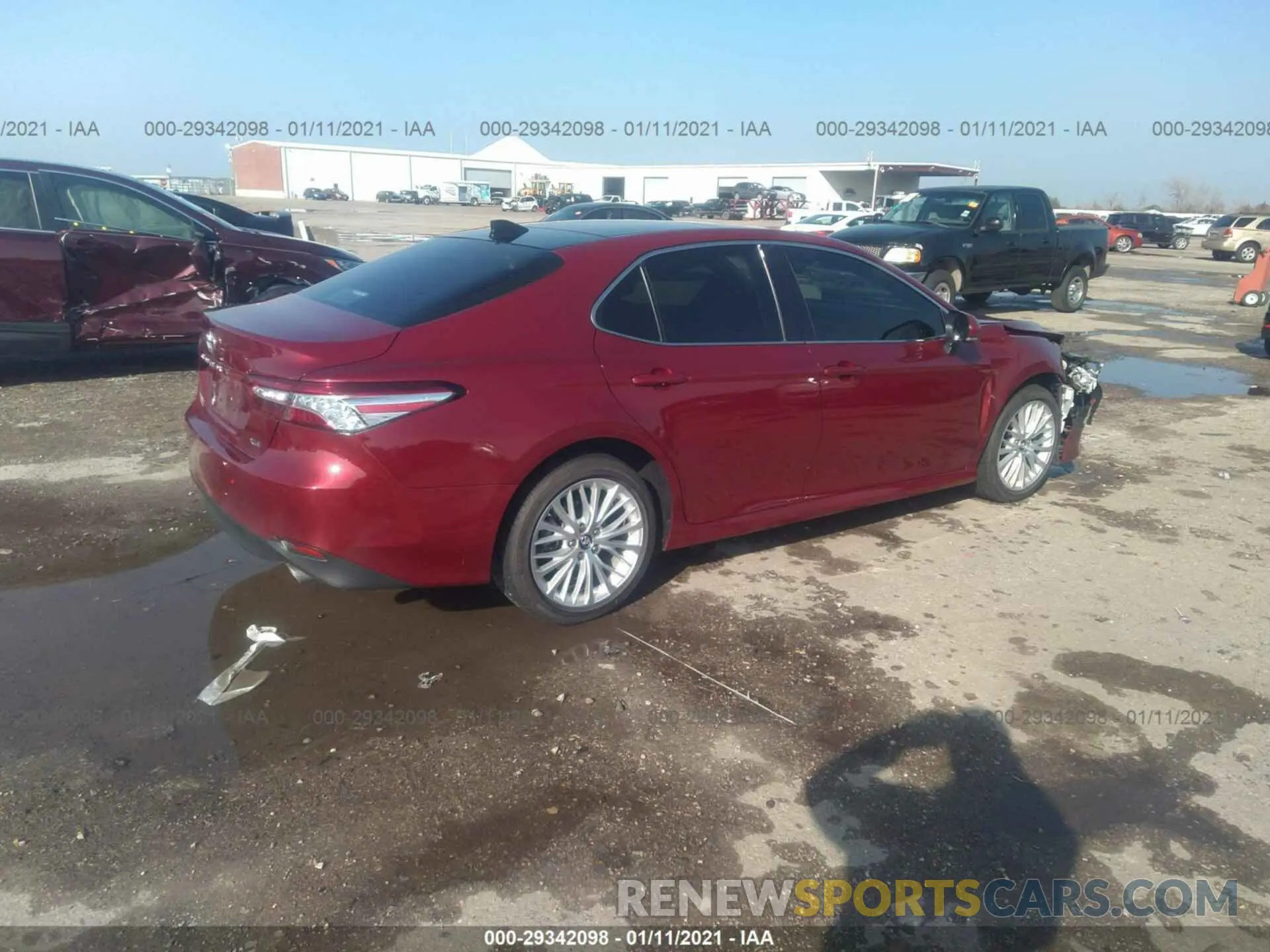 4 fotografías del automóvil dañado 4T1B11HK2KU701616 TOYOTA CAMRY 2019