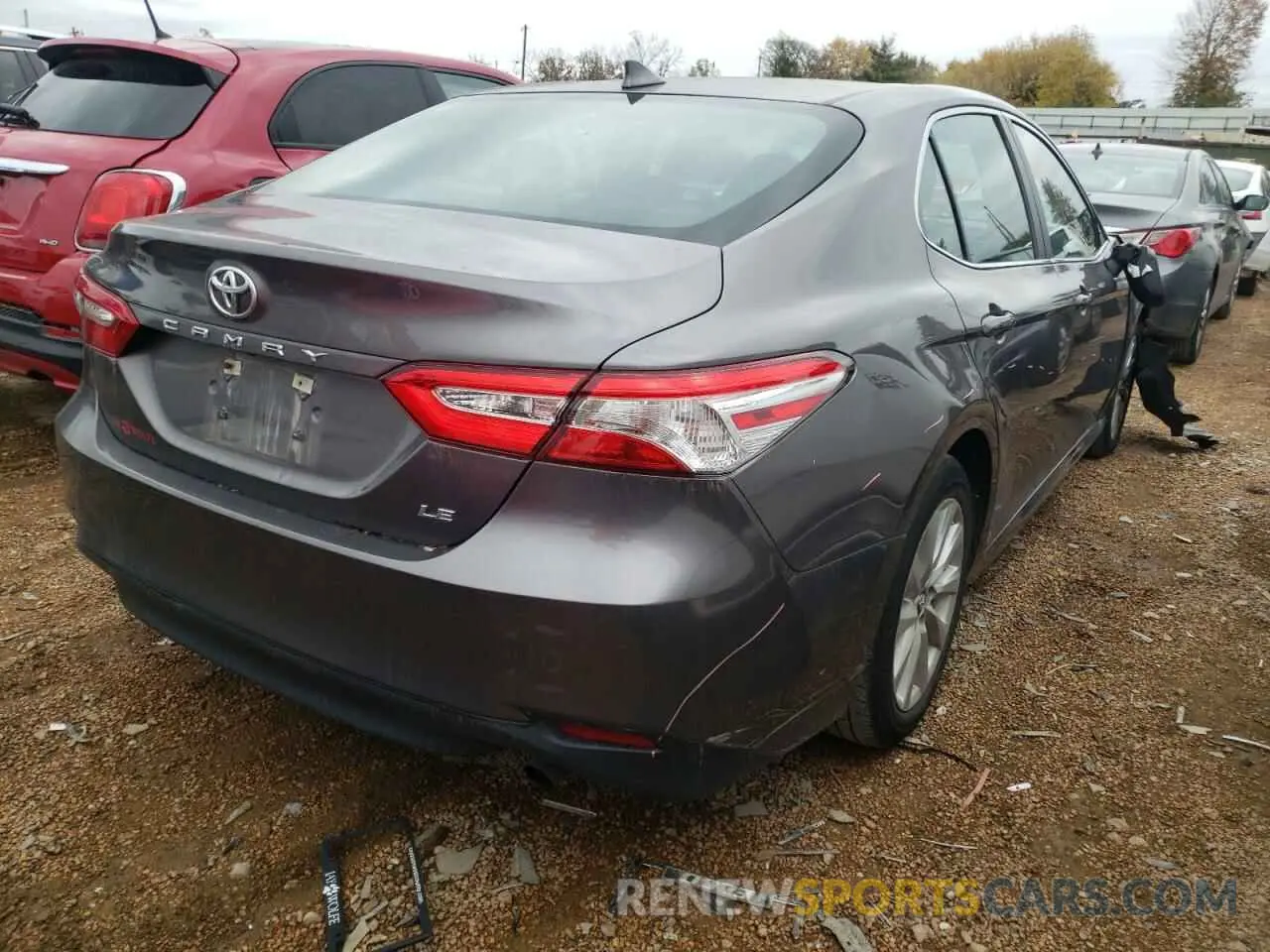4 fotografías del automóvil dañado 4T1B11HK2KU710350 TOYOTA CAMRY 2019