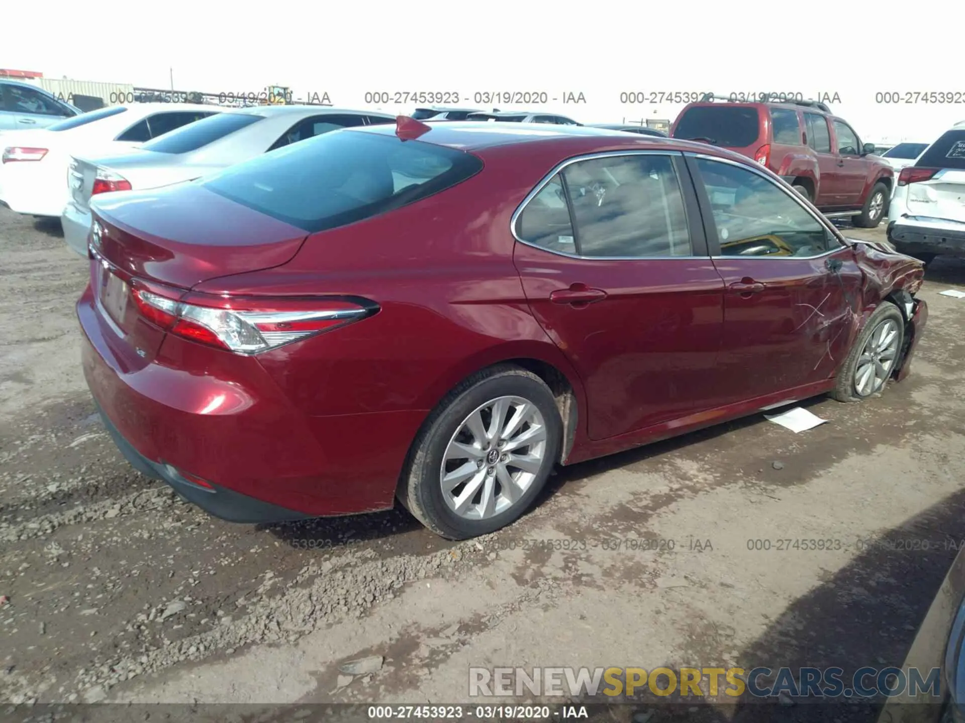 4 fotografías del automóvil dañado 4T1B11HK2KU719159 TOYOTA CAMRY 2019