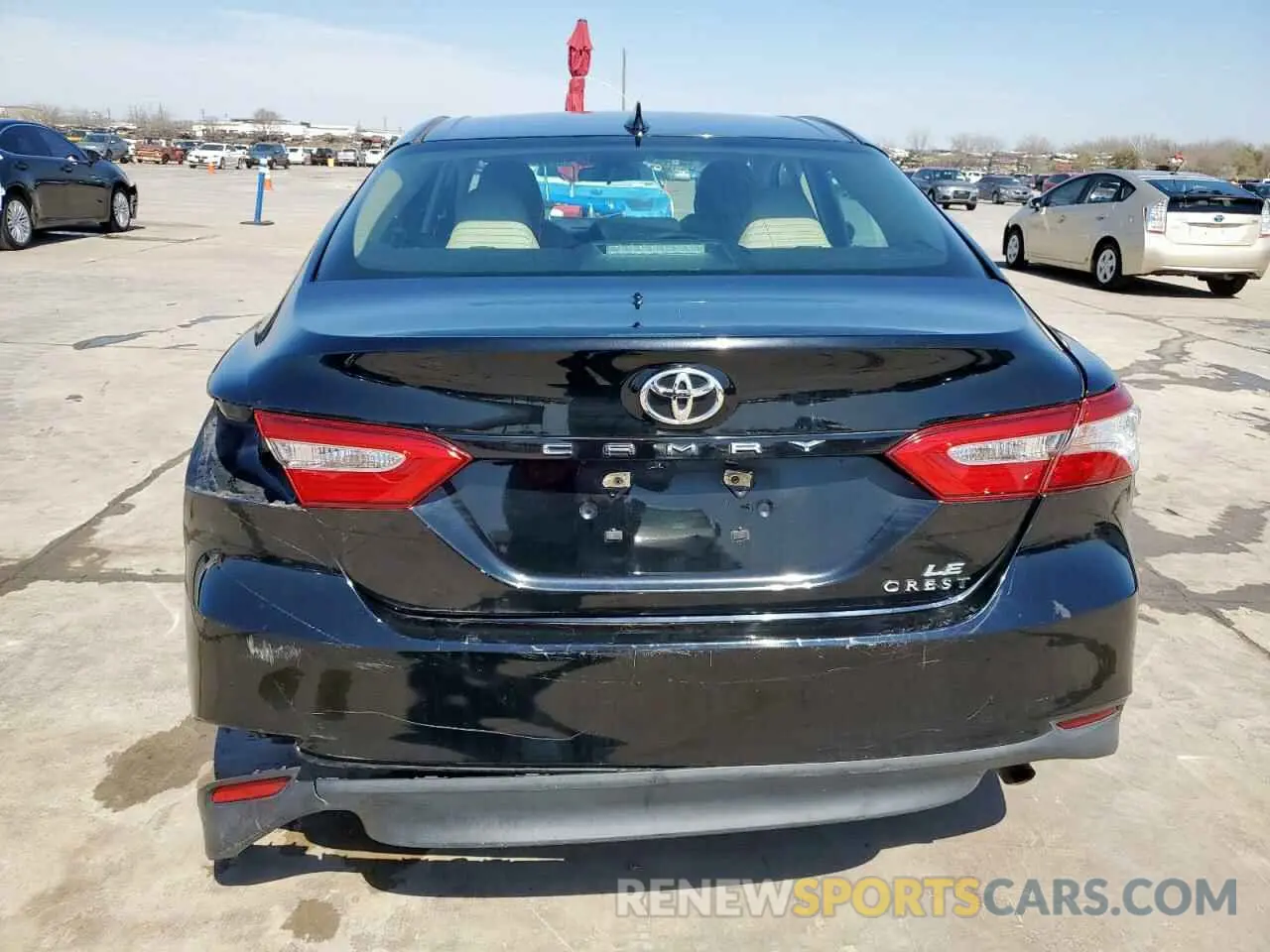 6 fotografías del automóvil dañado 4T1B11HK2KU730758 TOYOTA CAMRY 2019