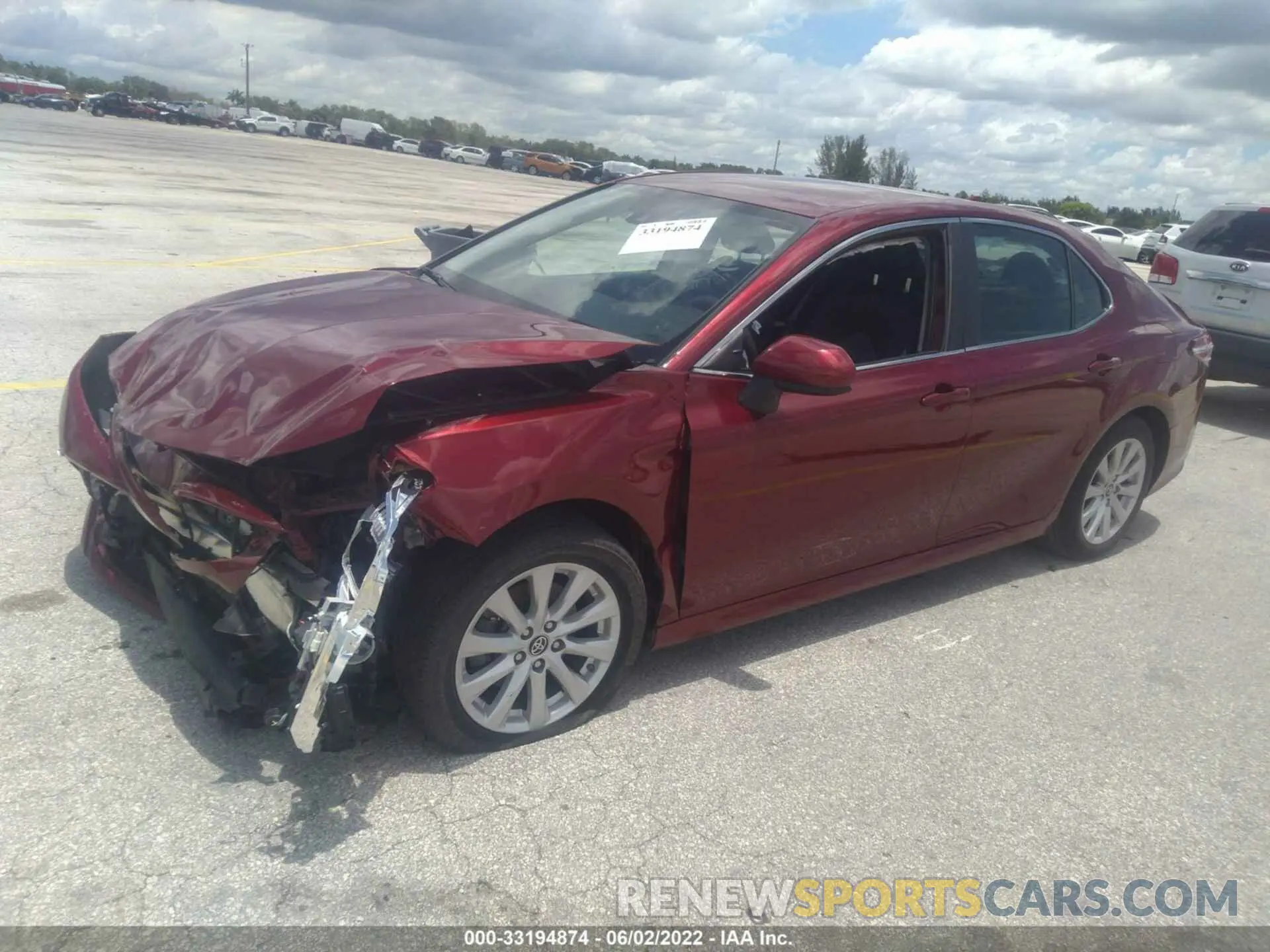 2 fotografías del automóvil dañado 4T1B11HK2KU755515 TOYOTA CAMRY 2019