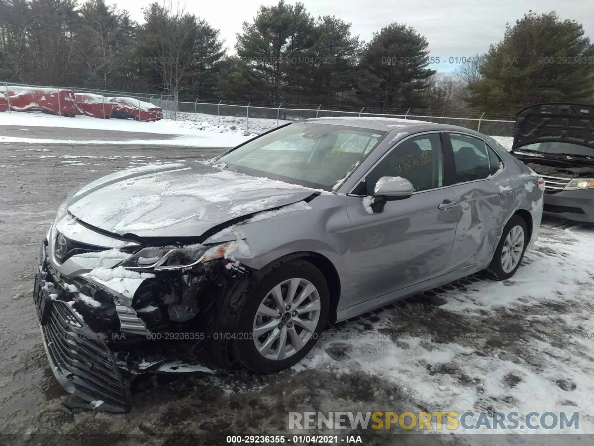 2 fotografías del automóvil dañado 4T1B11HK2KU763016 TOYOTA CAMRY 2019
