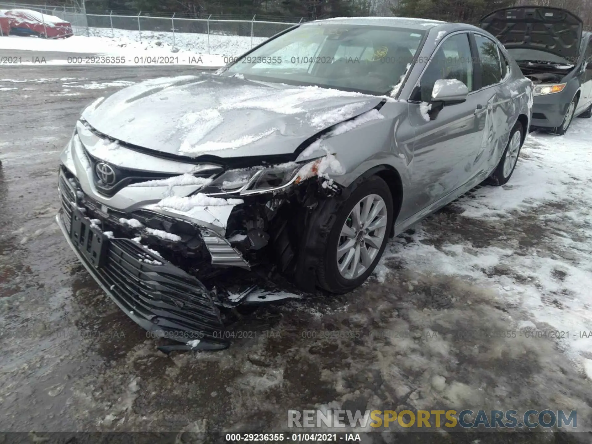 6 fotografías del automóvil dañado 4T1B11HK2KU763016 TOYOTA CAMRY 2019