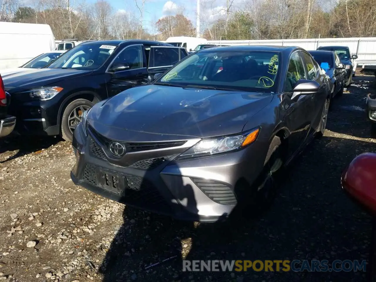 2 fotografías del automóvil dañado 4T1B11HK2KU791687 TOYOTA CAMRY 2019