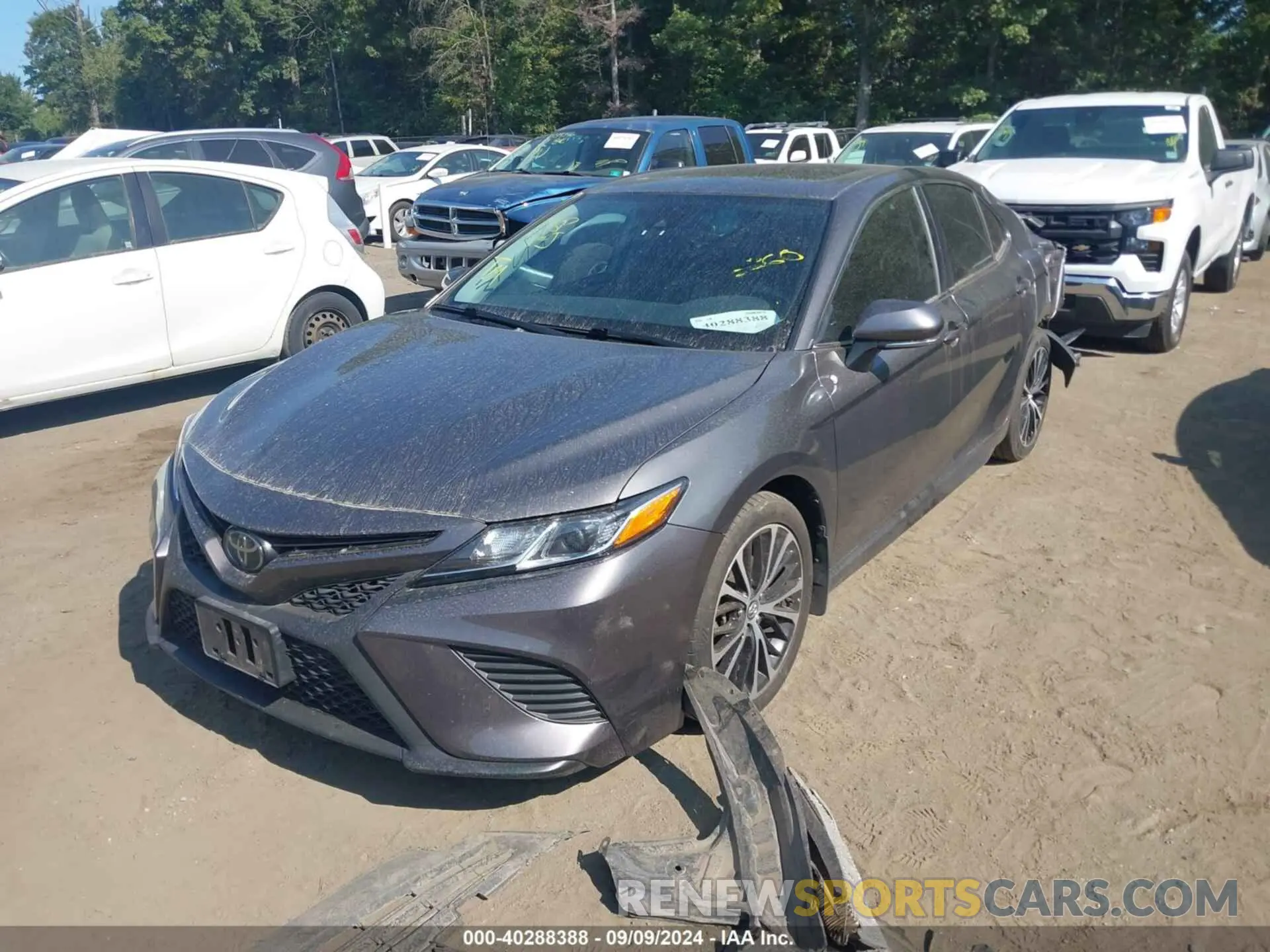 2 fotografías del automóvil dañado 4T1B11HK2KU792709 TOYOTA CAMRY 2019