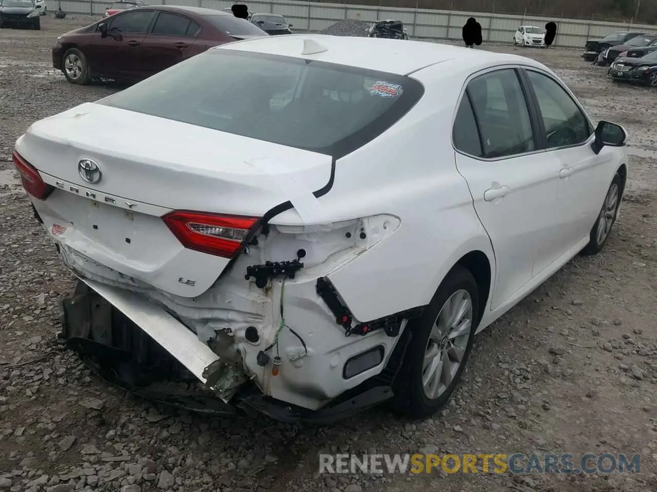 4 fotografías del automóvil dañado 4T1B11HK2KU822288 TOYOTA CAMRY 2019
