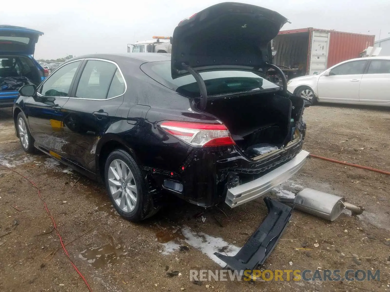 3 fotografías del automóvil dañado 4T1B11HK2KU847790 TOYOTA CAMRY 2019