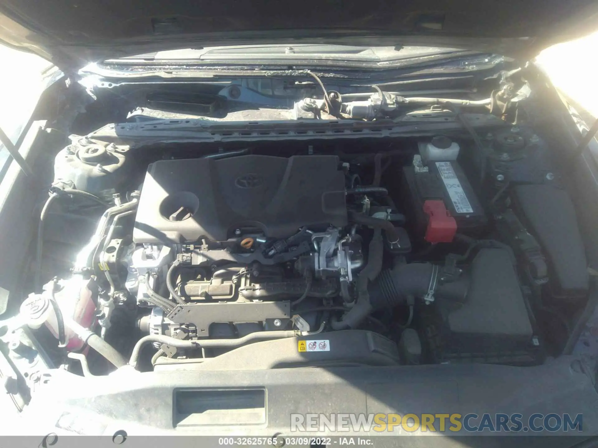 10 fotografías del automóvil dañado 4T1B11HK2KU848955 TOYOTA CAMRY 2019