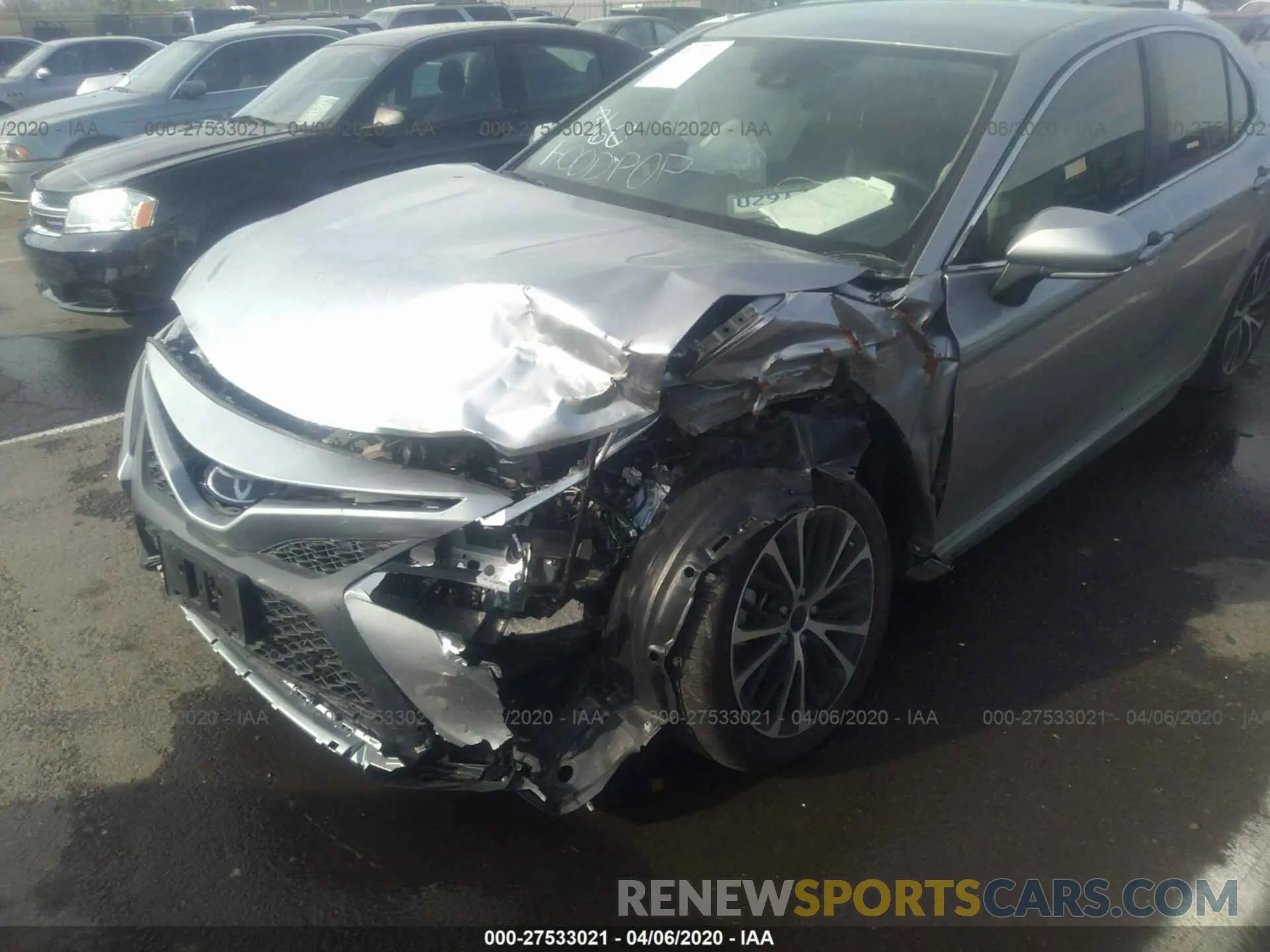 6 fotografías del automóvil dañado 4T1B11HK3KU183953 TOYOTA CAMRY 2019