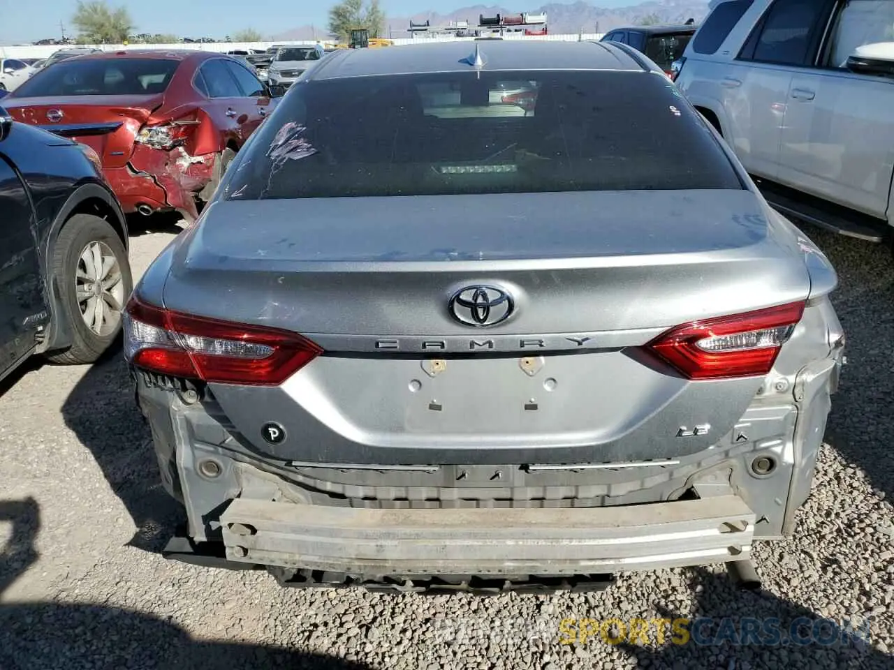 6 fotografías del automóvil dañado 4T1B11HK3KU185055 TOYOTA CAMRY 2019