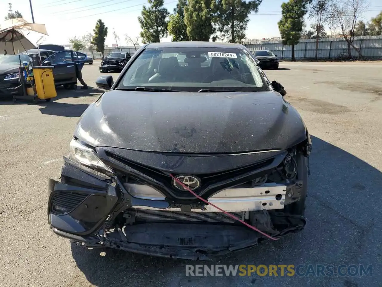 5 fotografías del automóvil dañado 4T1B11HK3KU186089 TOYOTA CAMRY 2019