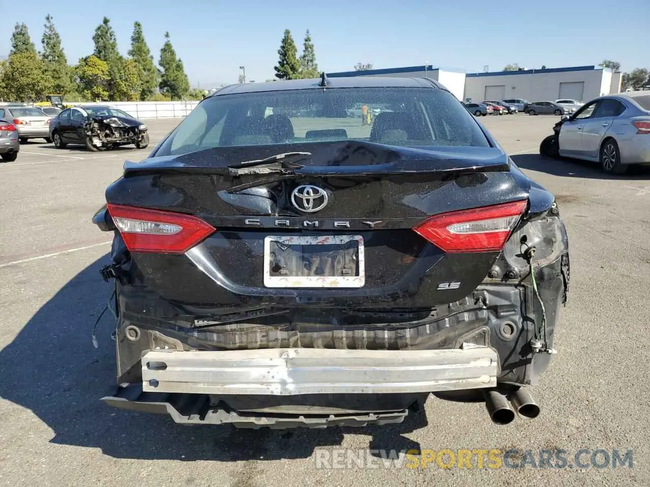 6 fotografías del automóvil dañado 4T1B11HK3KU186089 TOYOTA CAMRY 2019