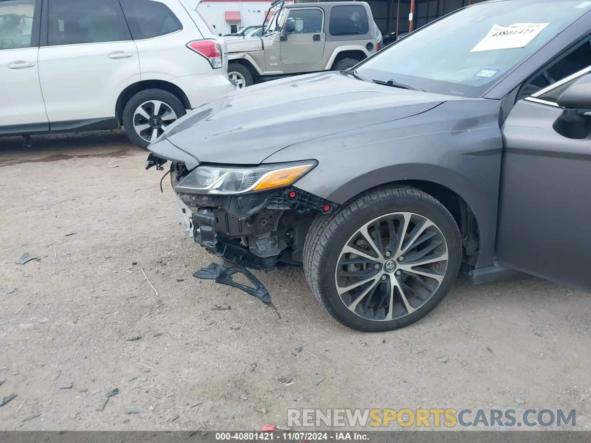 6 fotografías del automóvil dañado 4T1B11HK3KU216465 TOYOTA CAMRY 2019
