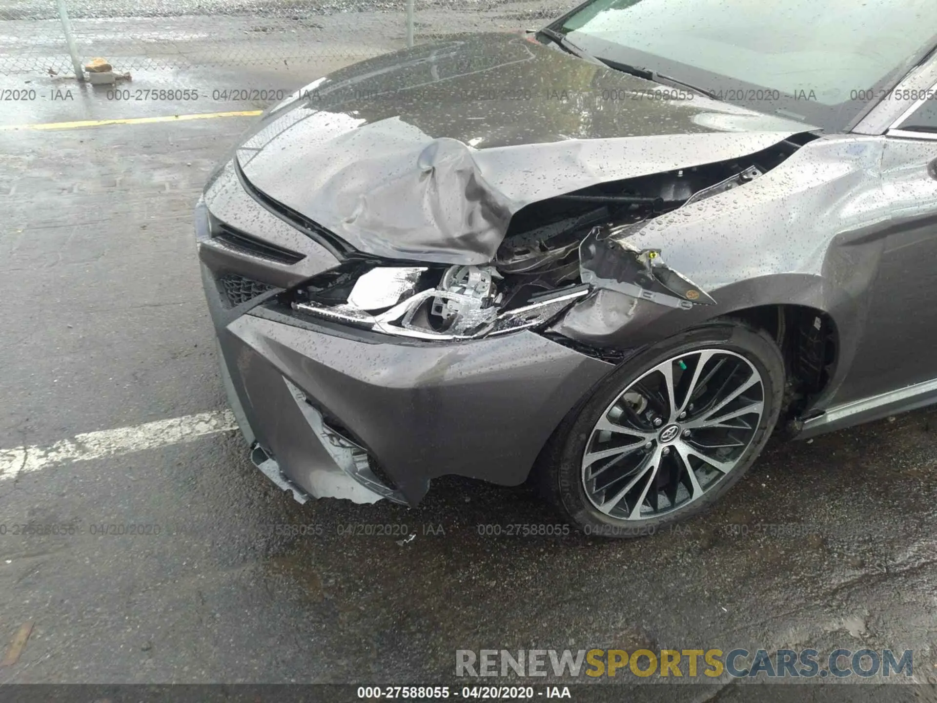 6 fotografías del automóvil dañado 4T1B11HK3KU682445 TOYOTA CAMRY 2019
