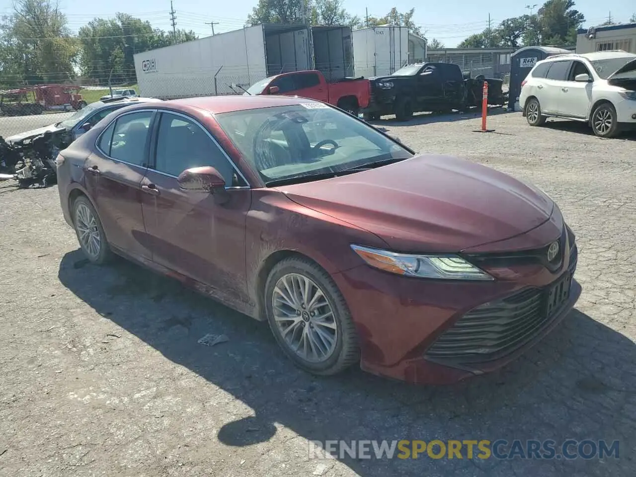 4 fotografías del automóvil dañado 4T1B11HK3KU718604 TOYOTA CAMRY 2019
