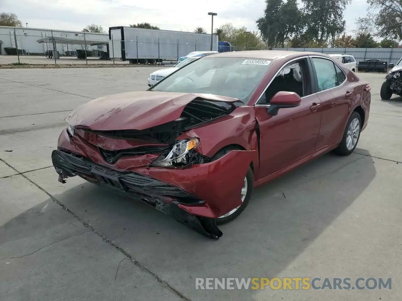 2 fotografías del automóvil dañado 4T1B11HK3KU744975 TOYOTA CAMRY 2019