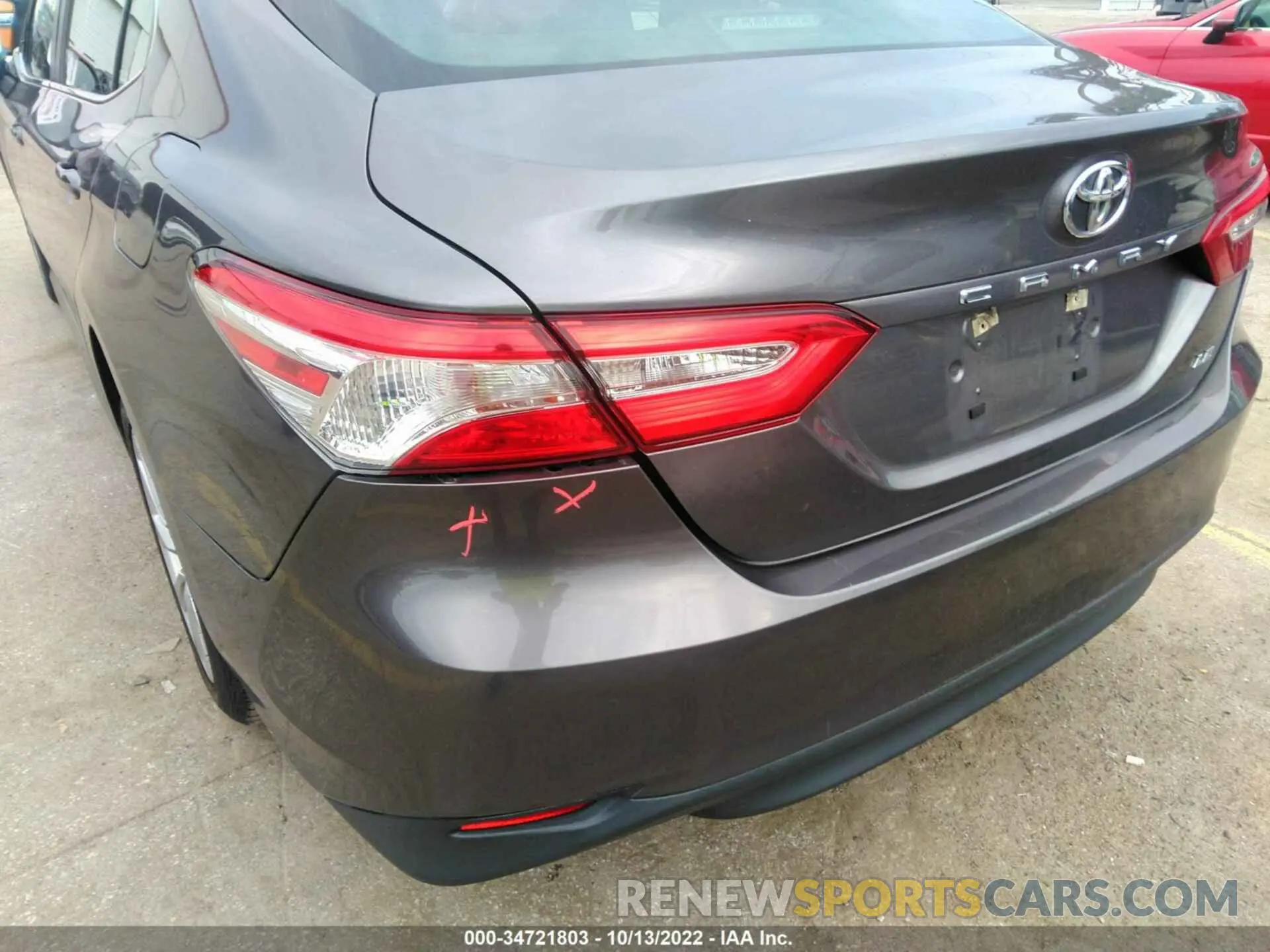 6 fotografías del automóvil dañado 4T1B11HK3KU760058 TOYOTA CAMRY 2019