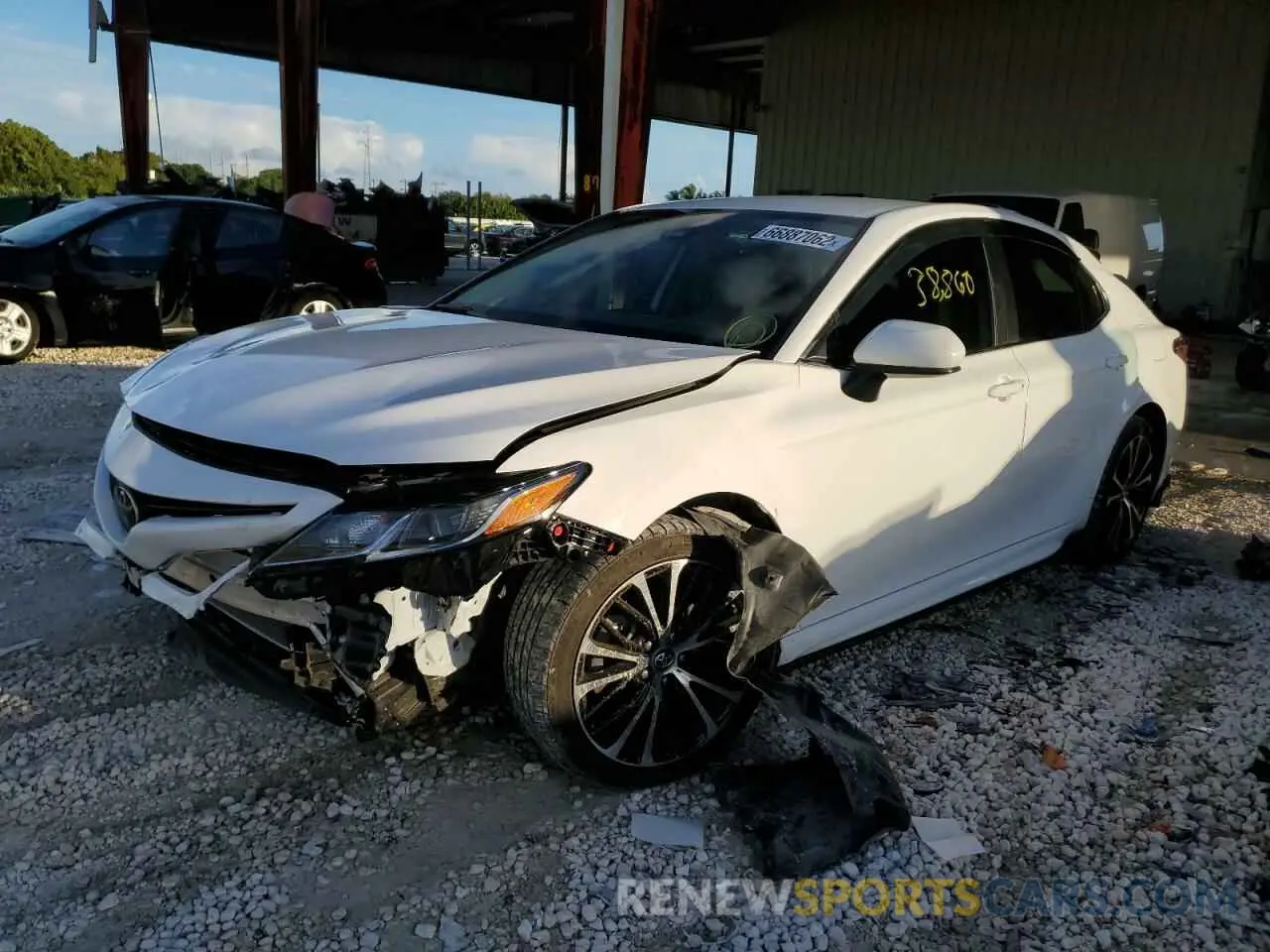 2 fotografías del automóvil dañado 4T1B11HK3KU770492 TOYOTA CAMRY 2019