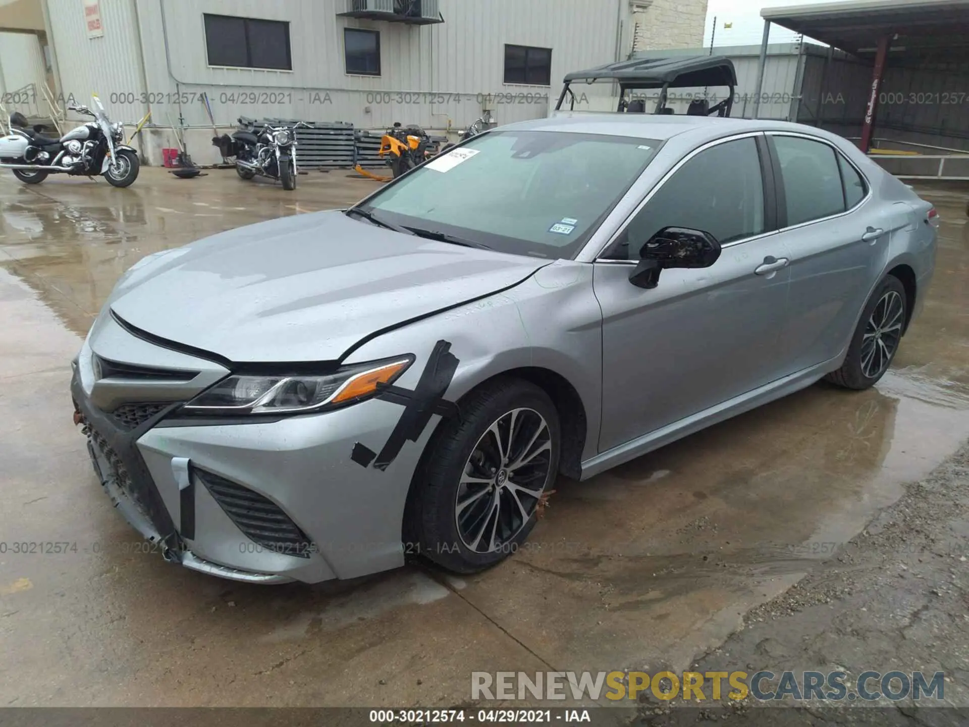 2 fotografías del automóvil dañado 4T1B11HK3KU771173 TOYOTA CAMRY 2019
