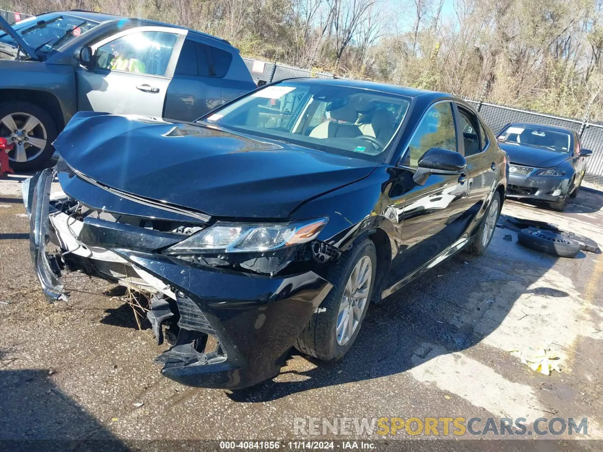 2 fotografías del automóvil dañado 4T1B11HK3KU802258 TOYOTA CAMRY 2019