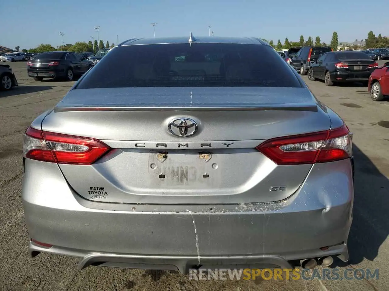 6 fotografías del automóvil dañado 4T1B11HK3KU811123 TOYOTA CAMRY 2019