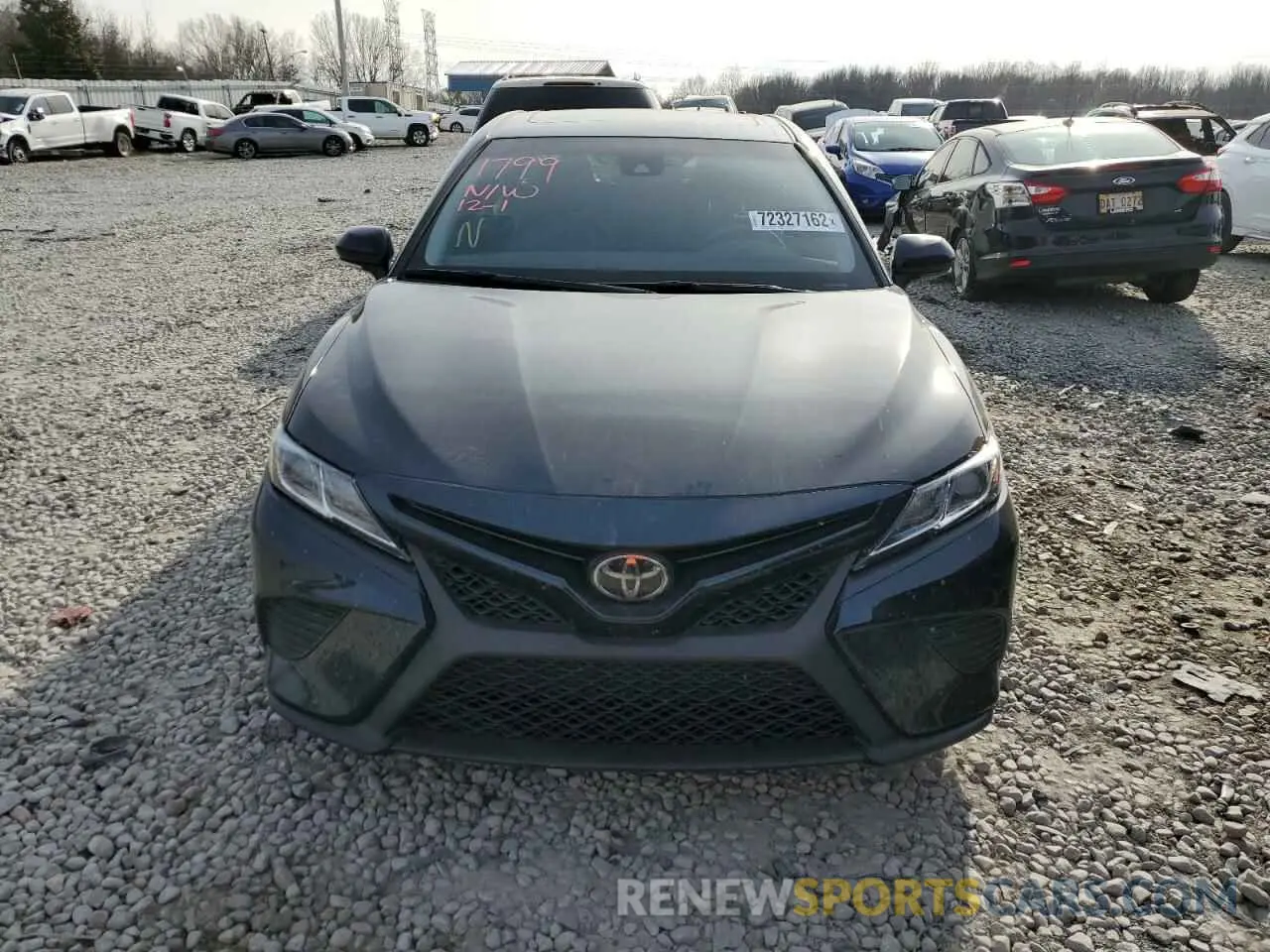 5 fotografías del automóvil dañado 4T1B11HK3KU822509 TOYOTA CAMRY 2019