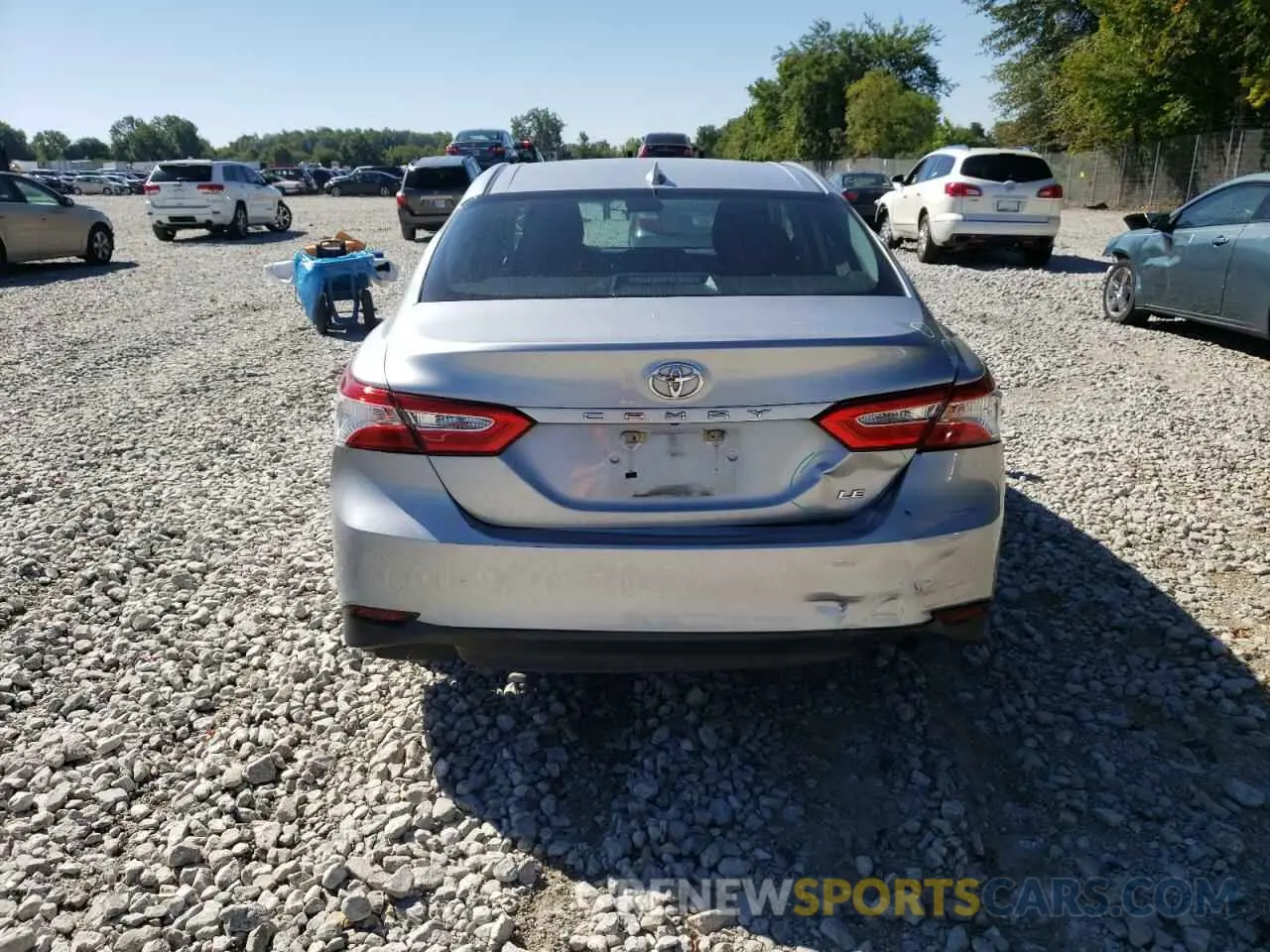 9 fotografías del automóvil dañado 4T1B11HK3KU842176 TOYOTA CAMRY 2019