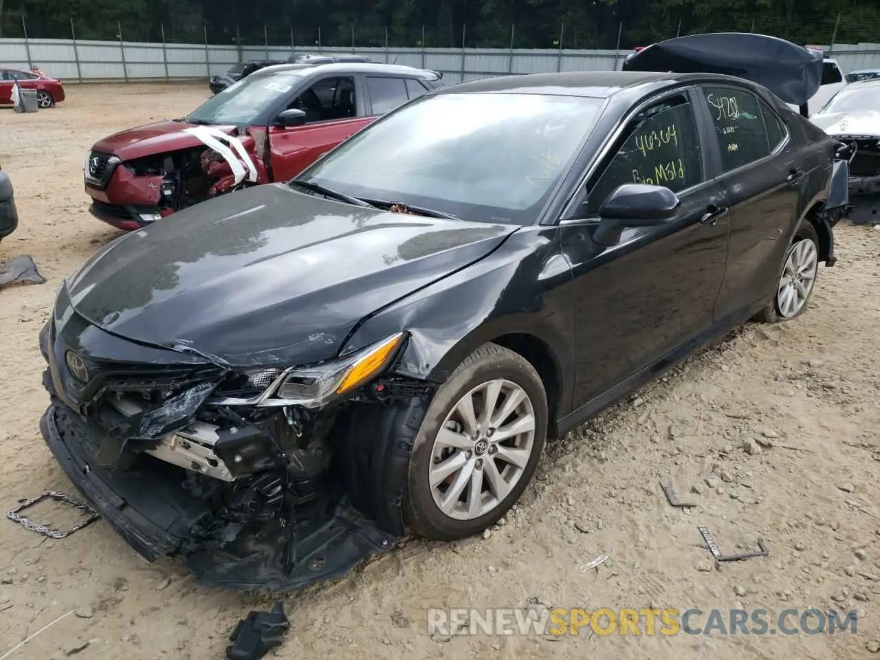 2 fotografías del automóvil dañado 4T1B11HK3KU854201 TOYOTA CAMRY 2019