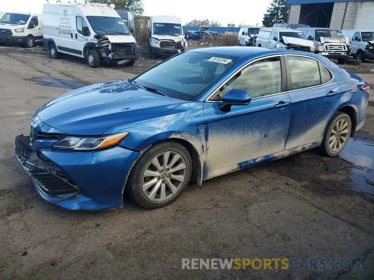1 fotografías del automóvil dañado 4T1B11HK4KU165008 TOYOTA CAMRY 2019