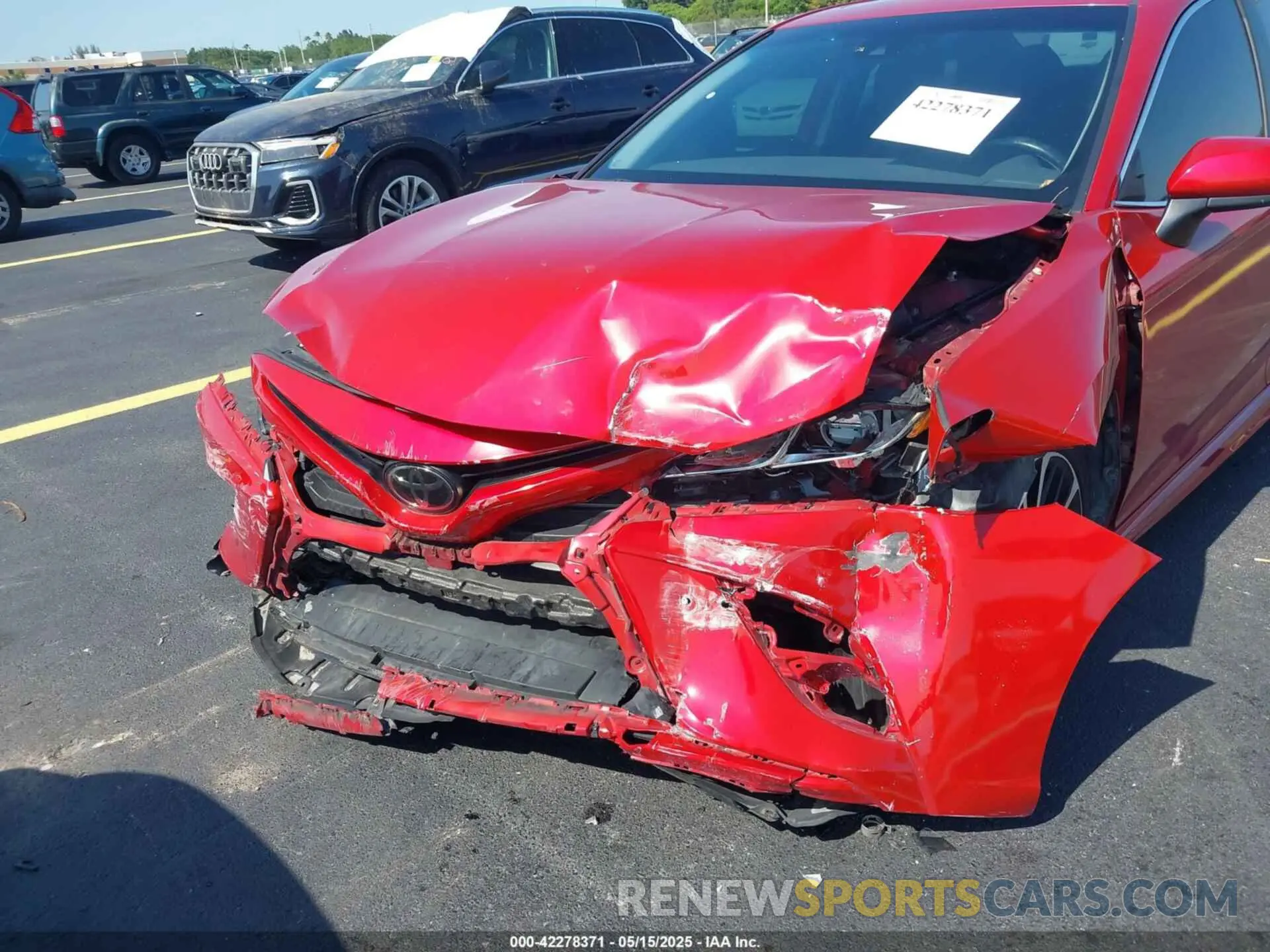 6 fotografías del automóvil dañado 4T1B11HK4KU168863 TOYOTA CAMRY 2019