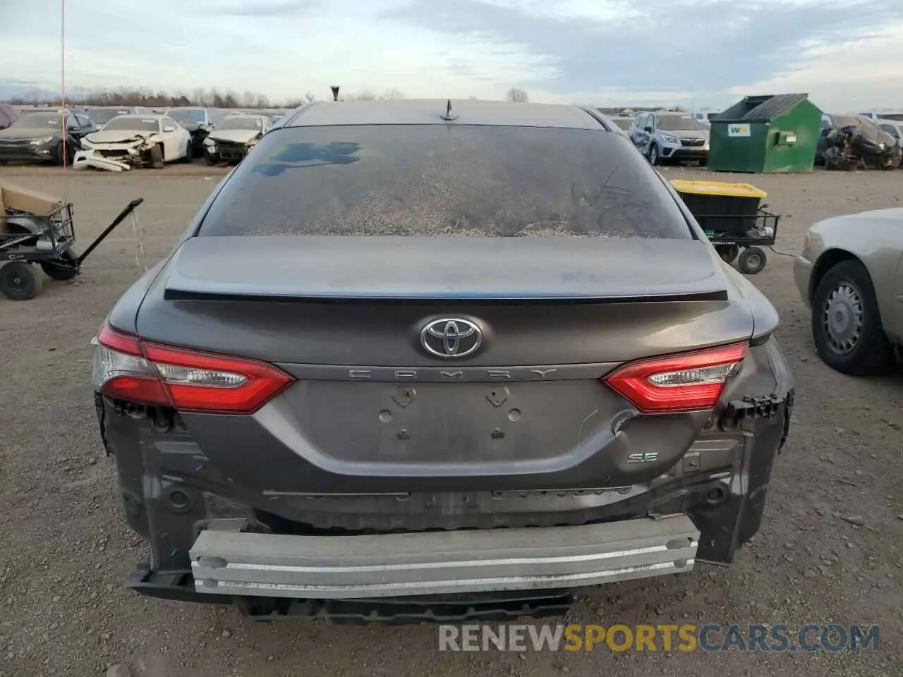 6 fotografías del automóvil dañado 4T1B11HK4KU217575 TOYOTA CAMRY 2019