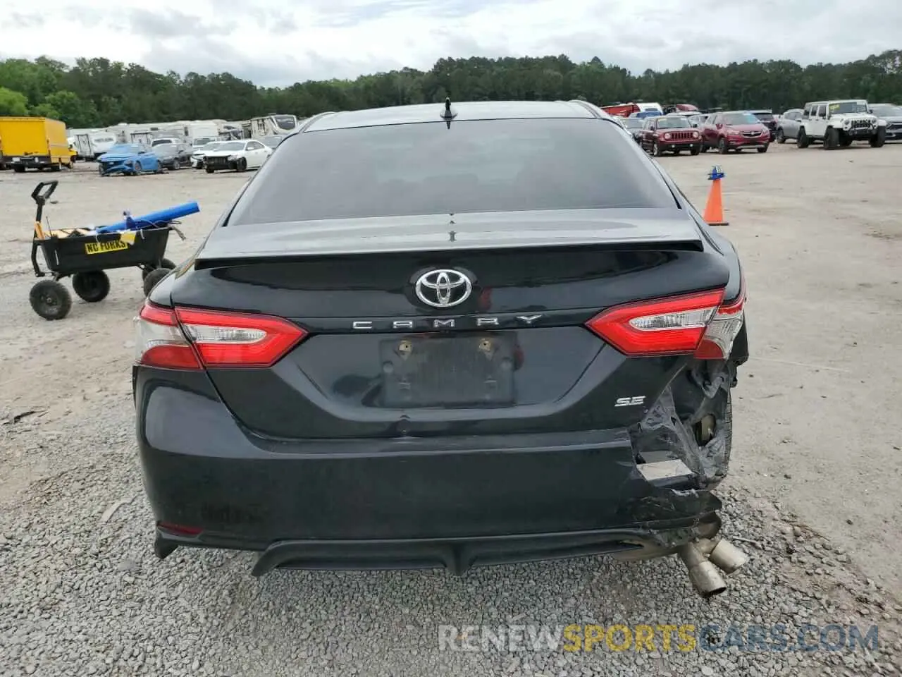 6 fotografías del automóvil dañado 4T1B11HK4KU230651 TOYOTA CAMRY 2019