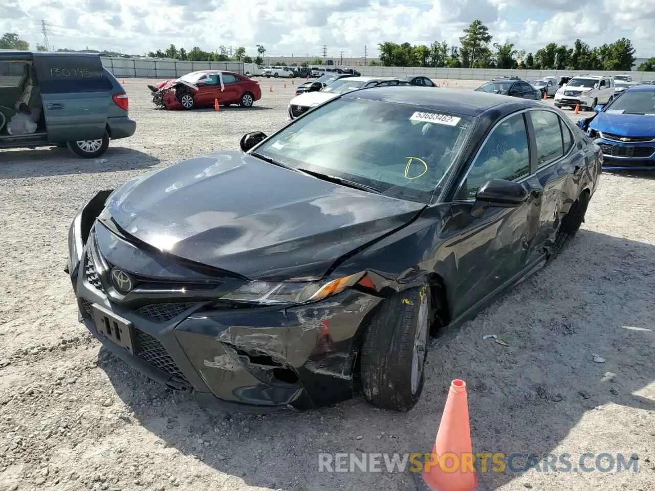2 fotografías del automóvil dañado 4T1B11HK4KU231752 TOYOTA CAMRY 2019