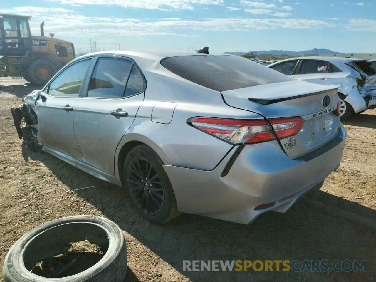 3 fotografías del automóvil dañado 4T1B11HK4KU252732 TOYOTA CAMRY 2019